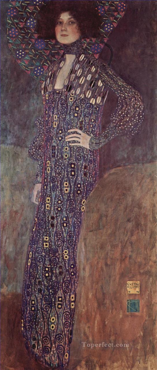 エミリー・フロゲの肖像 2 グスタフ・クリムト油絵
